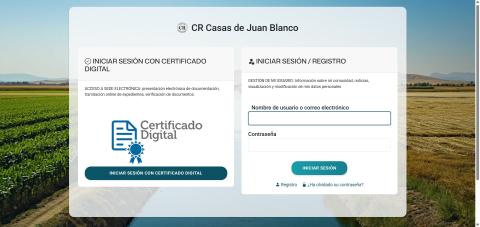 Captura de pantalla sede electrónica