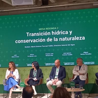 Vicente Richart en la mesa sobre transición hídrica