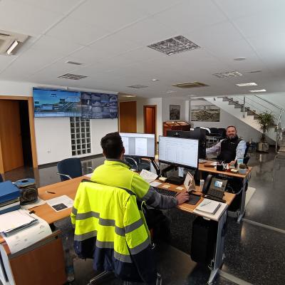 Vista de las oficinas de la comunidad de regantes de Huerta y Partidas
